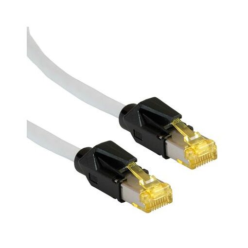 Cable de parche Draka Holding Cat6a, 3 m Amarillo (TM31)