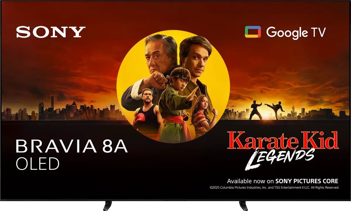 Sony K77XR8APAEP 77" (195 cm) Bravia 8, OLED, 4K, 2025, Google Smart TV, Noir