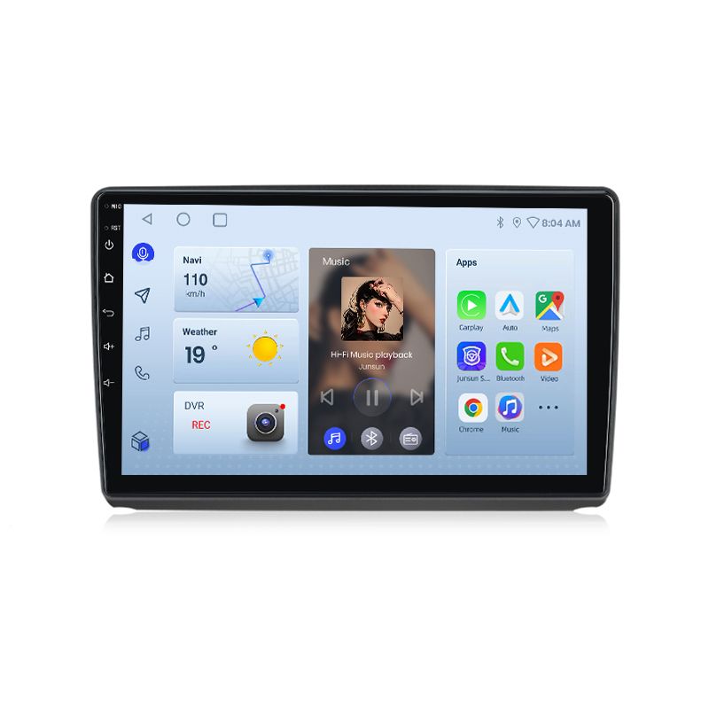 Junsun 9-Inch Android Auto Car Play with GPS and 2GB RAM+32GB ROM (2007-2012 Trafic/Primastar/Vivaro)