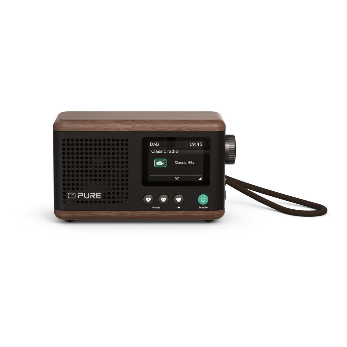Radio PURE Classic Mini Café Negro/Naranja