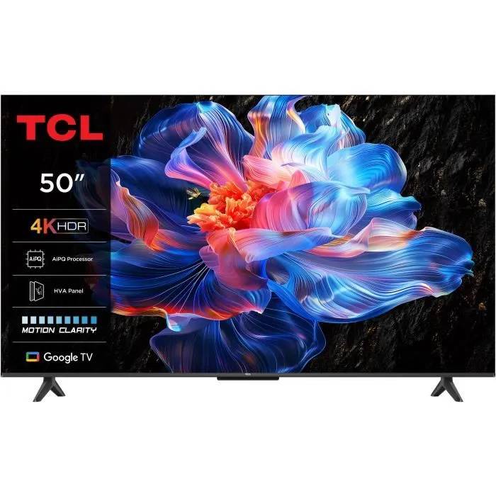 TCL 50P6K - 50" (126 cm) LED 4K UHD TV - HDR10+ - Google TV - 3 HDMI 2.1 - WiFi