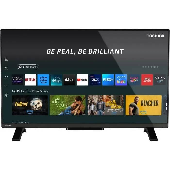 Toshiba 32LV2563DG - Téléviseur LED 32'' (82 cm) - Full HD 1920x1080 - TV intelligente - 2 HDMI - WiFi