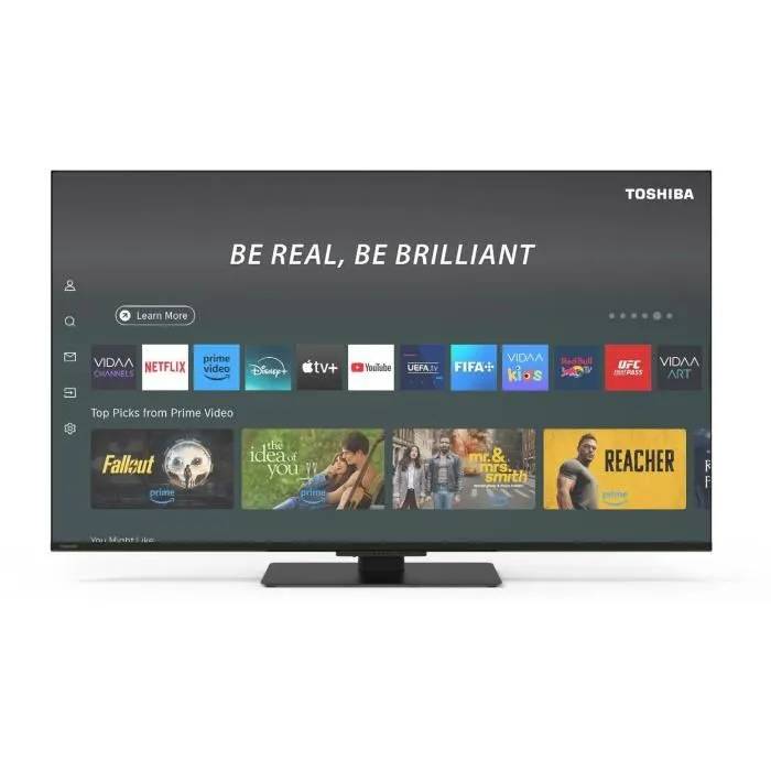 Toshiba 55UV6F63DG - 55-Inch (139 cm) LED TV - 4K UHD 3840x2160 - Dolby Vision Smart TV - 3 HDMI