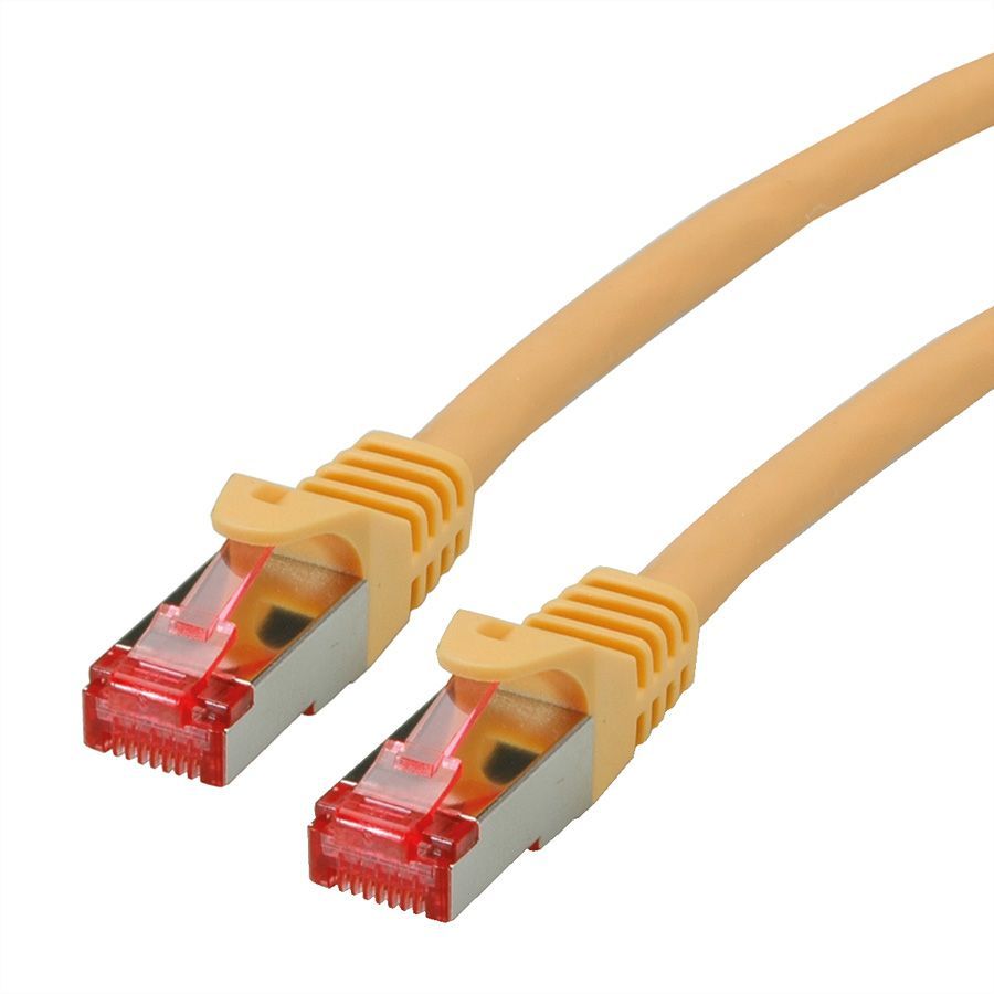 Roline Cat6 Network Cable - 3m Yellow S/FTP (S-STP)
