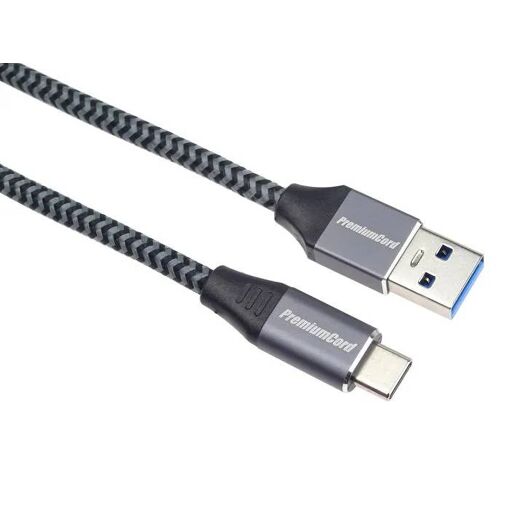 Cable de datos Premiumcord Ku31cs2 USB-C a USB A (USB 3.2 Generación 1, 3A, 5 Gbps)
