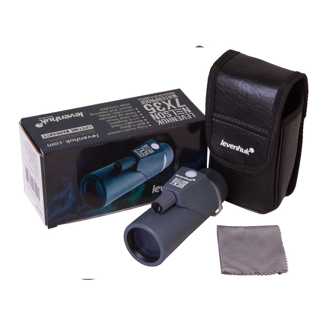 Levenhuk Nelson 7x35 Binoculars with Reticle and Compass