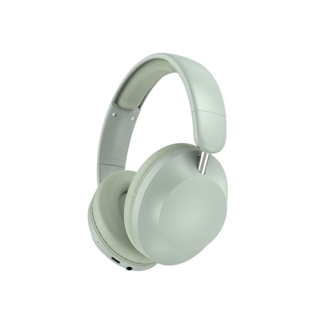 WE POP LUNA Headset, Bluetooth, Adjustable Strap, Foldable, Green