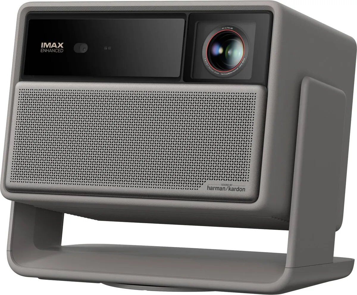 Xgimi Horizon 20 Max Laser Projector, Gray and Black