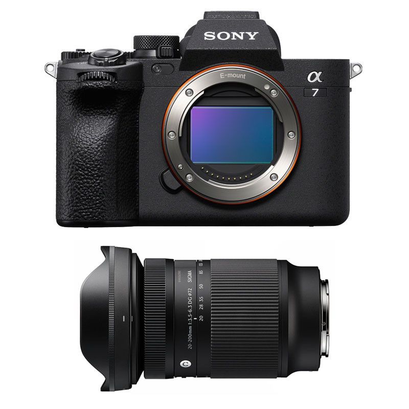 Sony Alpha 7 IV + Lente Sigma 20-200mm f/3.5-6.3 - Garantía de 3 años