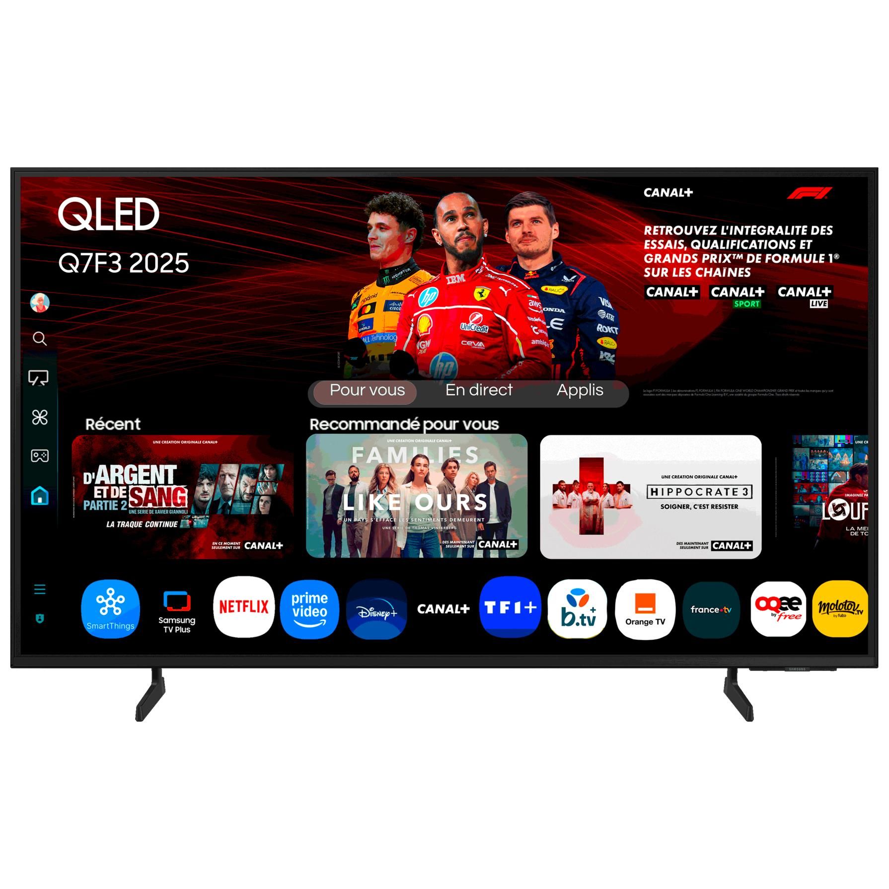 Samsung AI QLED TV 43" Q7F3 2025, 4K, Quantum Dots