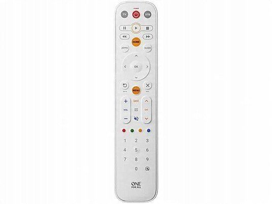 One For All EazyClean 2-in-1 Universal Remote - White