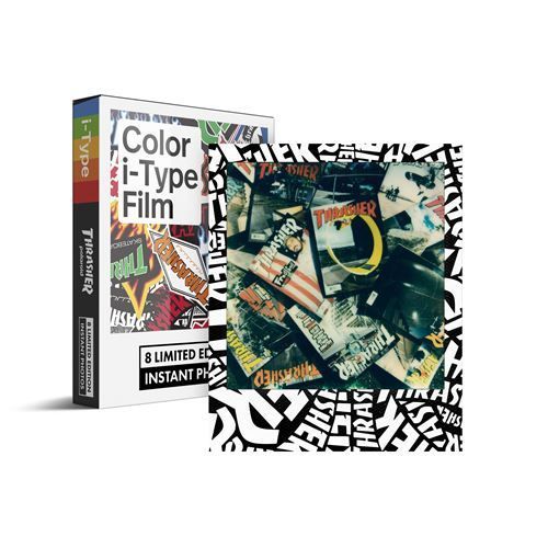 Papel fotográfico instantáneo Polaroid - Edición Thrasher (i-Type, Tamaño: 10x15 cm, Color: Multicolor) 