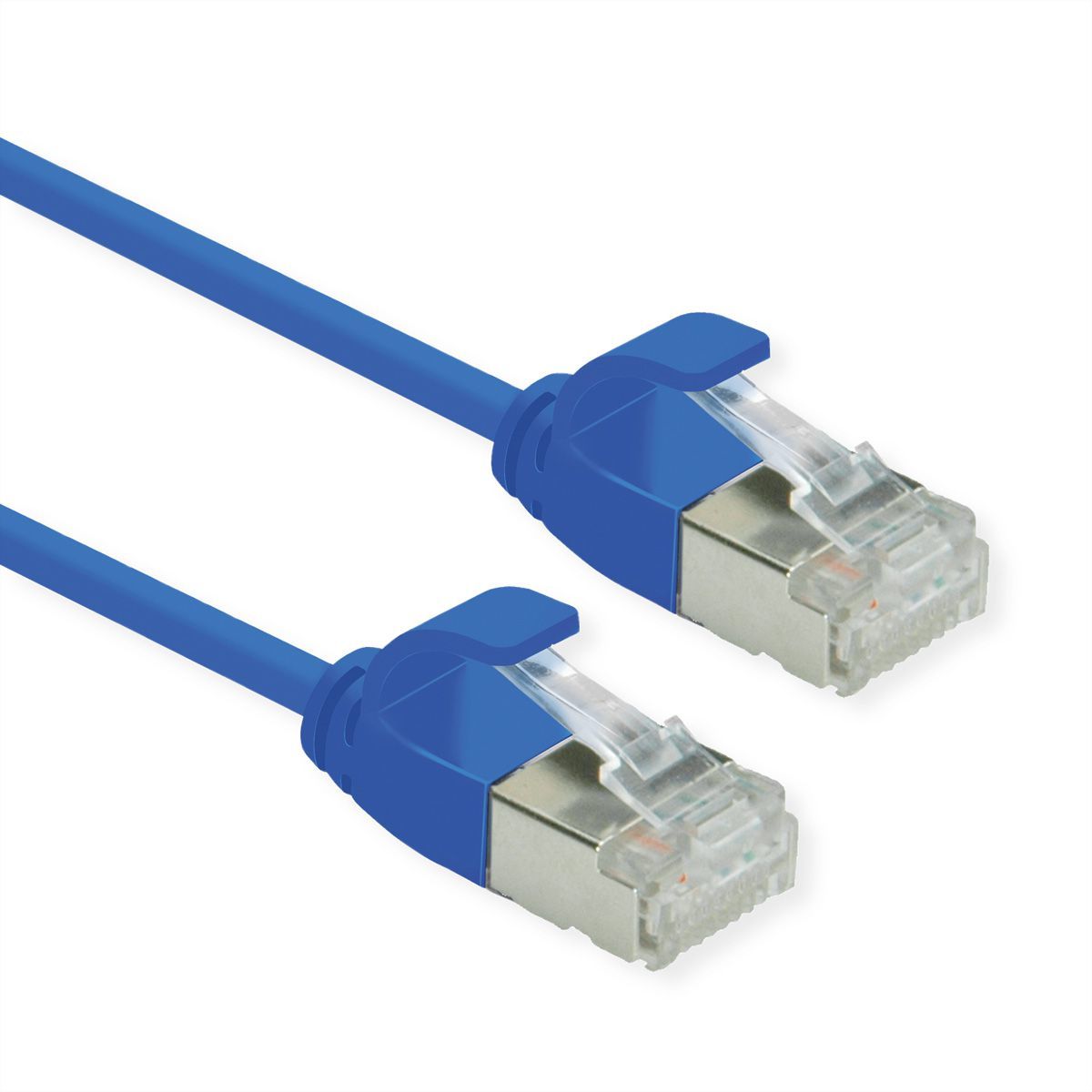Roline Cat6a Network Cable, Blue, 0.15m (U/FTP STP)