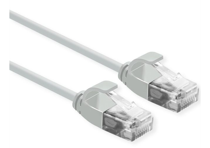 Roline Cat6a Network Cable, 1.5m, Grey (U/UTP)
