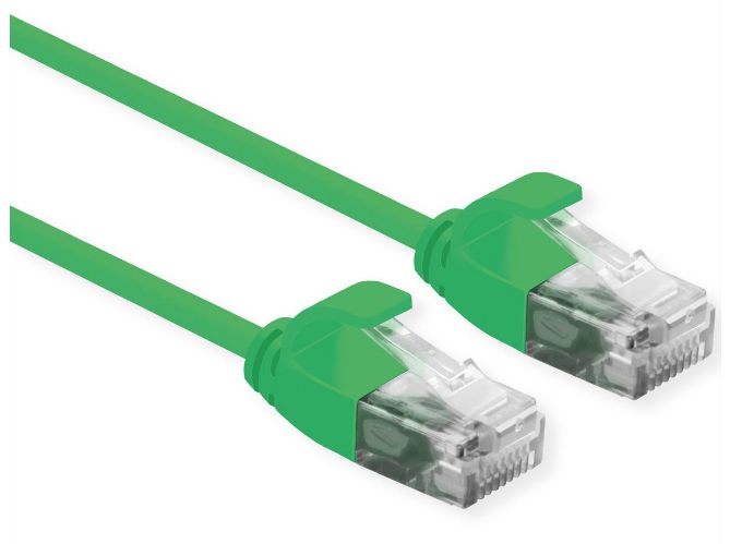 Roline Network Cable Green 0.5m Cat6a U/UTP (UTP)