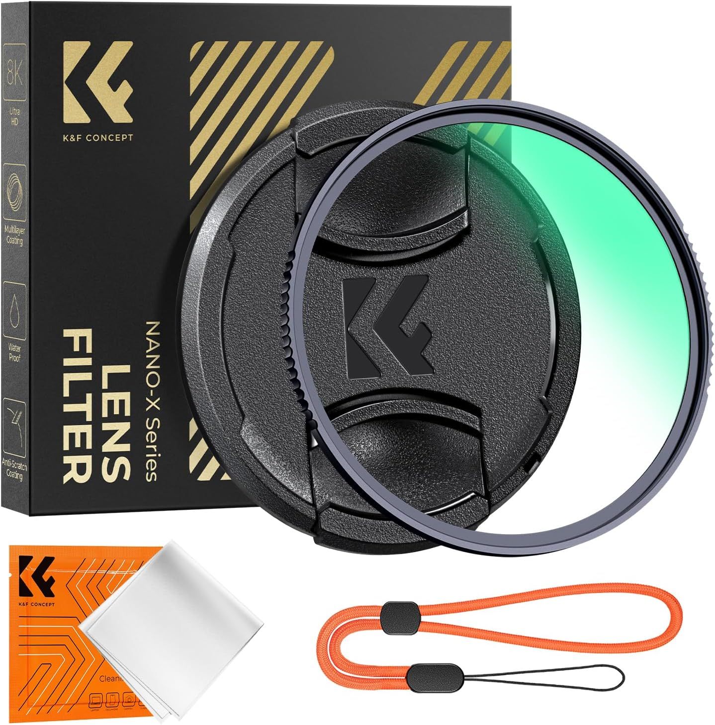 67mm UV Nano-X Filter, Lens Cap & Cleaning Cloth Kit