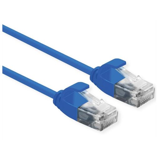 Roline Cat6a Network Cable, 0.5m, Blue (U/UTP)