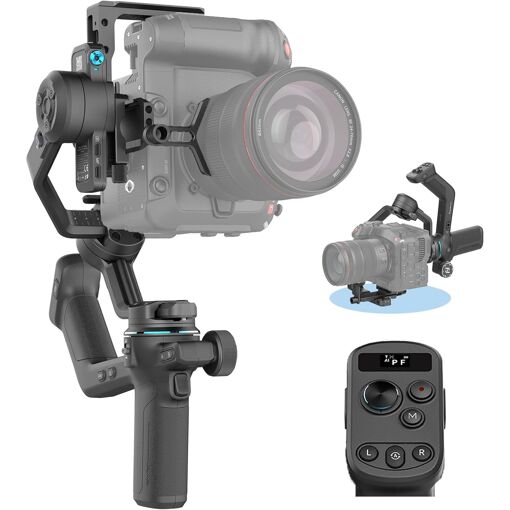 FeiyuTech SCORP-C 2 3-Axis Camera Stabilizer with AI Tracking 4.0, Button Panel, 3.5KG Useful Load, Native Vertical Shooting, Fast Balancing, Bluetooth Control