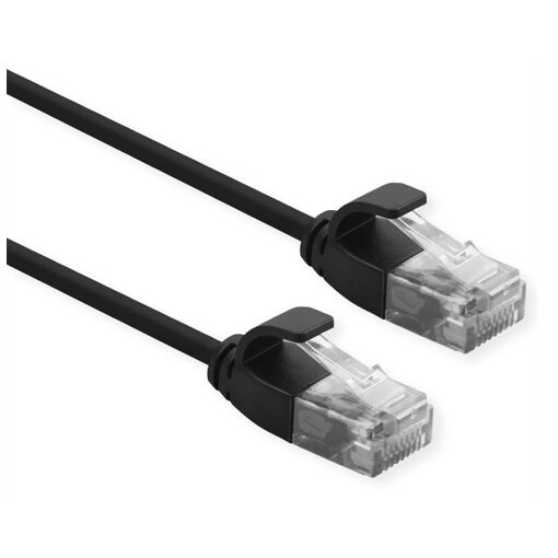 Cable de red Roline Cat6a, 5 m, Negro (U/UTP)