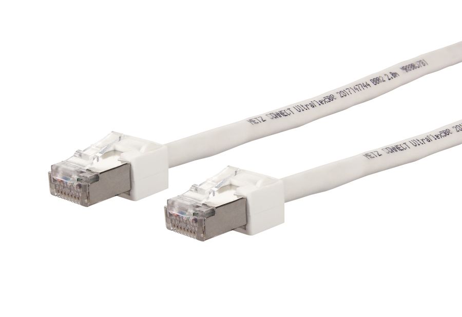 Metz Connect Cat.6 Ultraflex500, 0.5m Network Cable - White