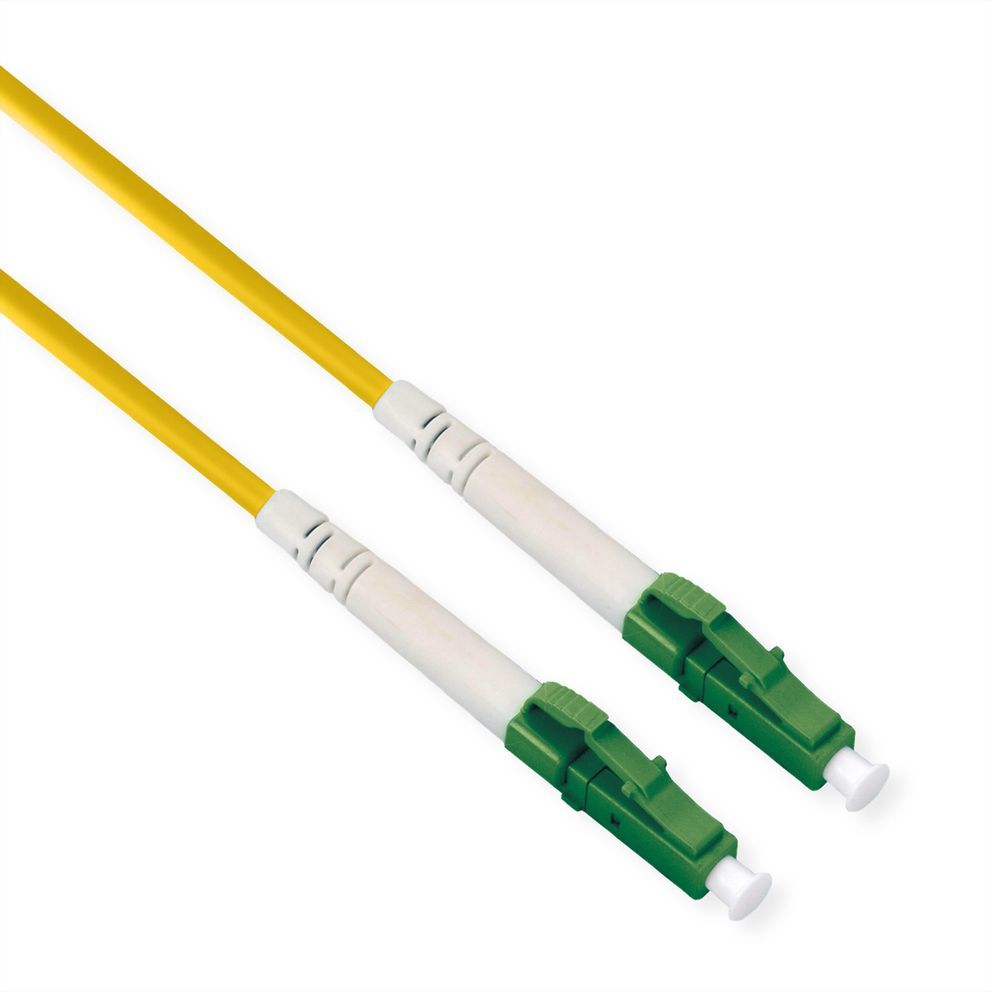 Roline Optical Fiber Cable 1m LC/LC APC OS2 Yellow
