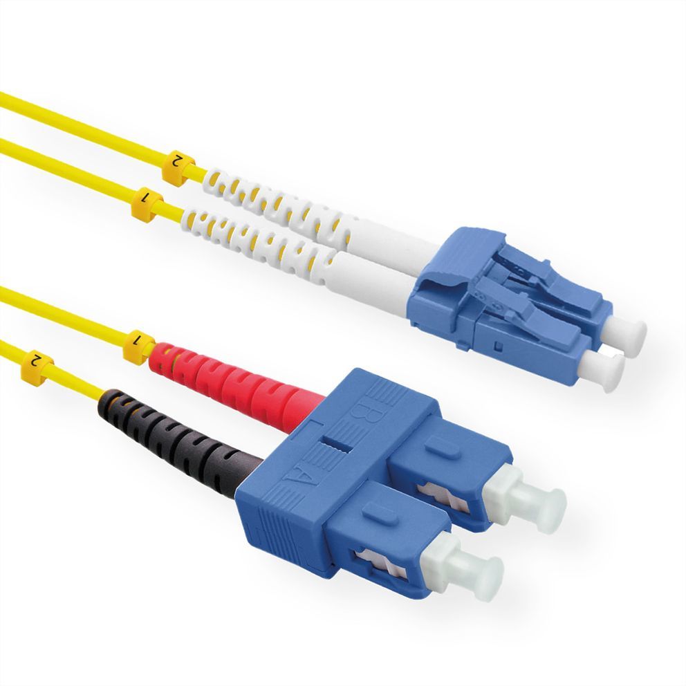 Roline Infinity Band Cable and Fiber Optic 1m 2x LC 2x SC Multi-Color