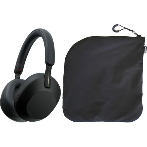 Auriculares inalámbricos Sony WH-1000XM5SA con cancelación de ruido y estuche suave