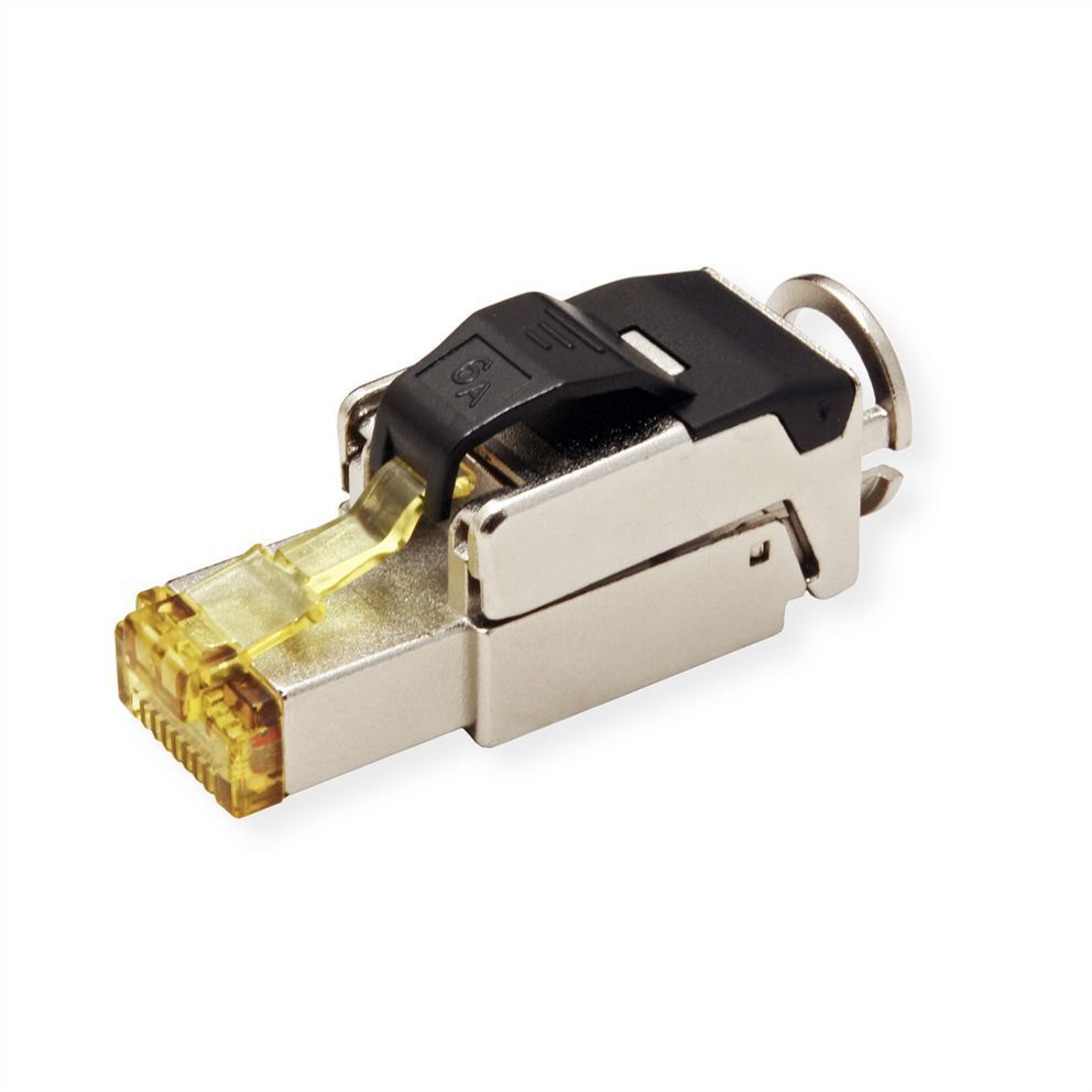 Roline Metal RJ45 Connector - Black