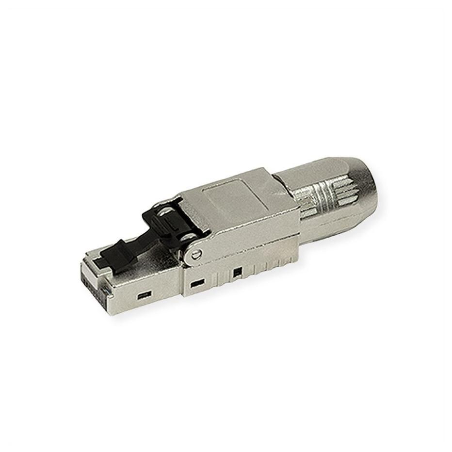 Roline RJ-45 Male Connector - Silver