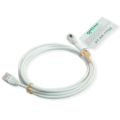 Roline Green Cat6a Network Cable 0.3m U/FTP (STP)