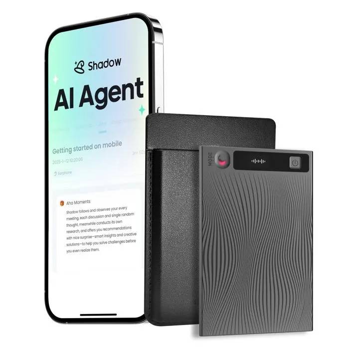 Mobvoi AI Voice Recorder - 64GB - Bluetooth - Black
