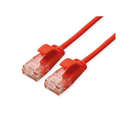 Cable de red Roline Green Cat6a, 3 m, Rojo