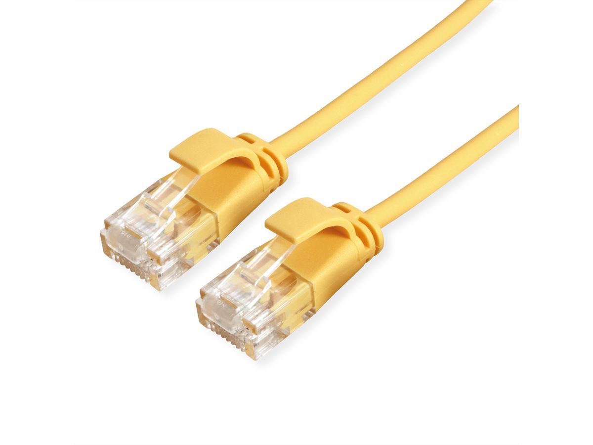 Roline Green Cat6a U/UTP Network Cable - 3m, Yellow