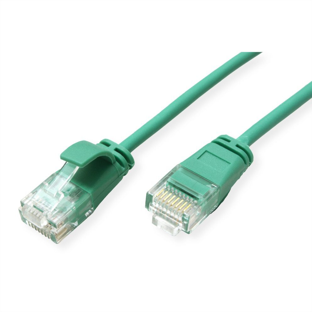 Roline Green Cat6a Network Cable 3m U/UTP (UTP)