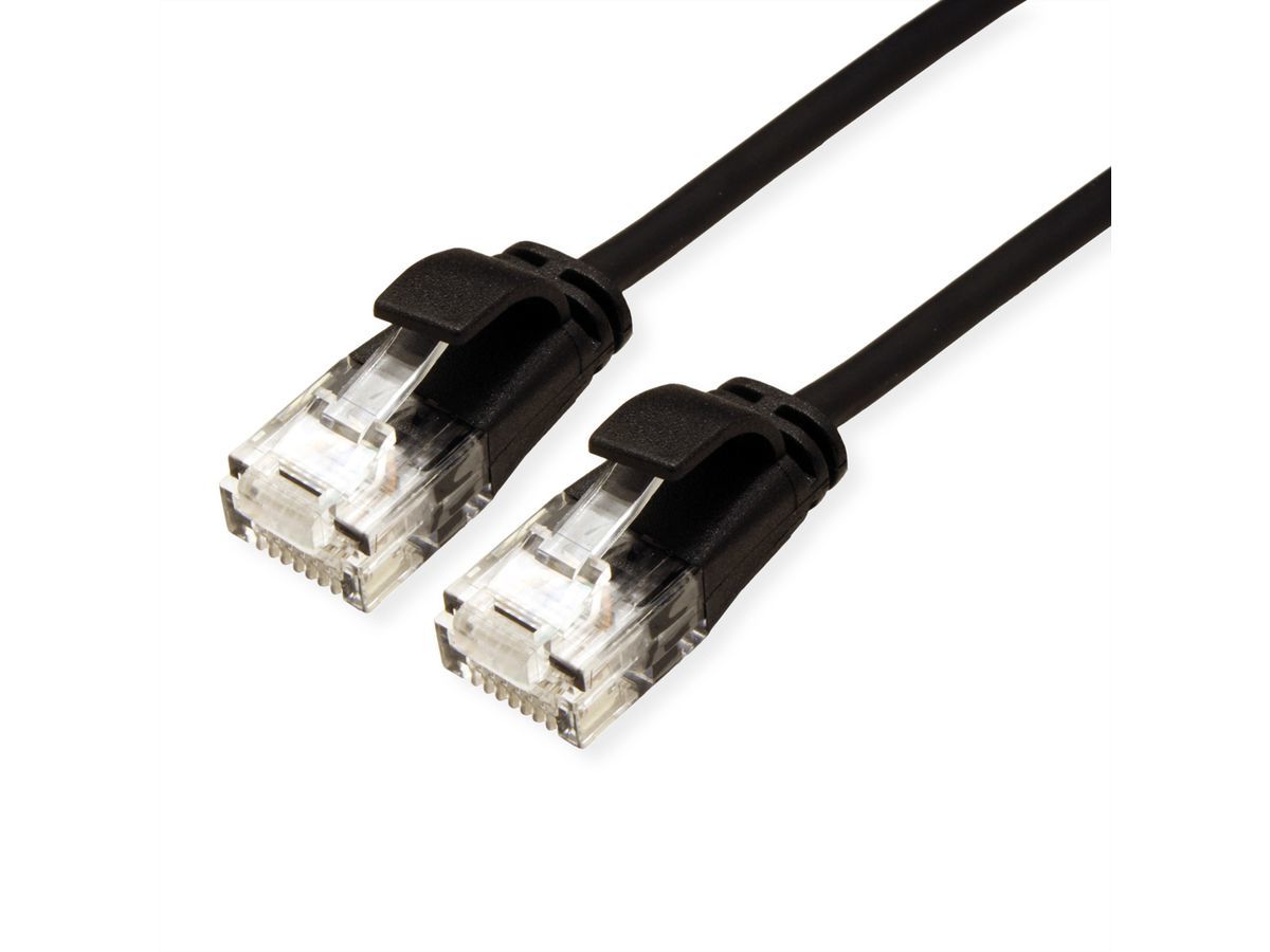 Roline Green Cat6a U/UTP Network Cable - 3m Black