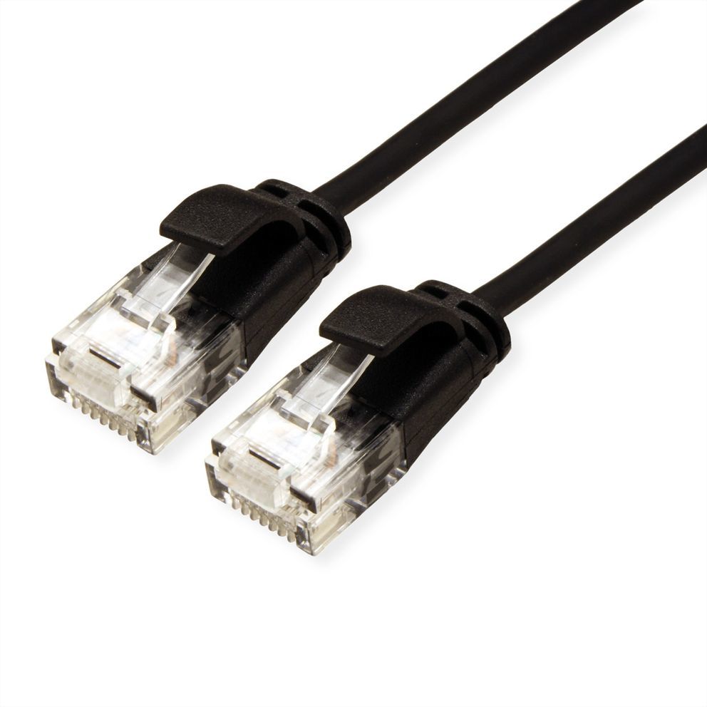 Roline Green Cat6a Network Cable - 5m, Black (UTP)