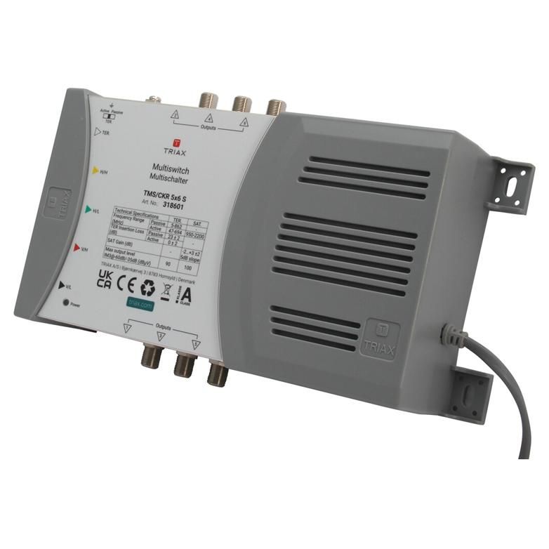 Multiswitch satélite Triax de 5 entradas y 6 salidas
