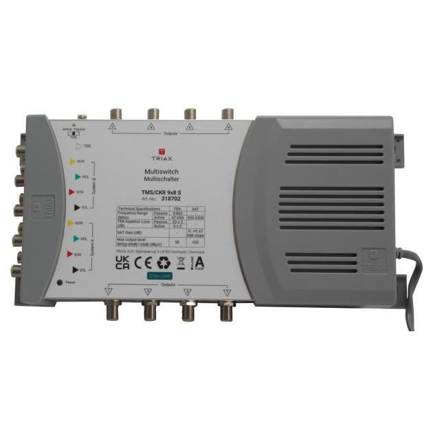 Triax TMS/CKR 9x8S Multi-Switch Satellite