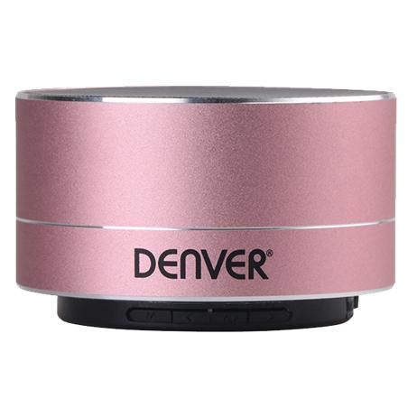 Denver BTS-32PINK Portable Speaker and Party Speaker, Pink 3W