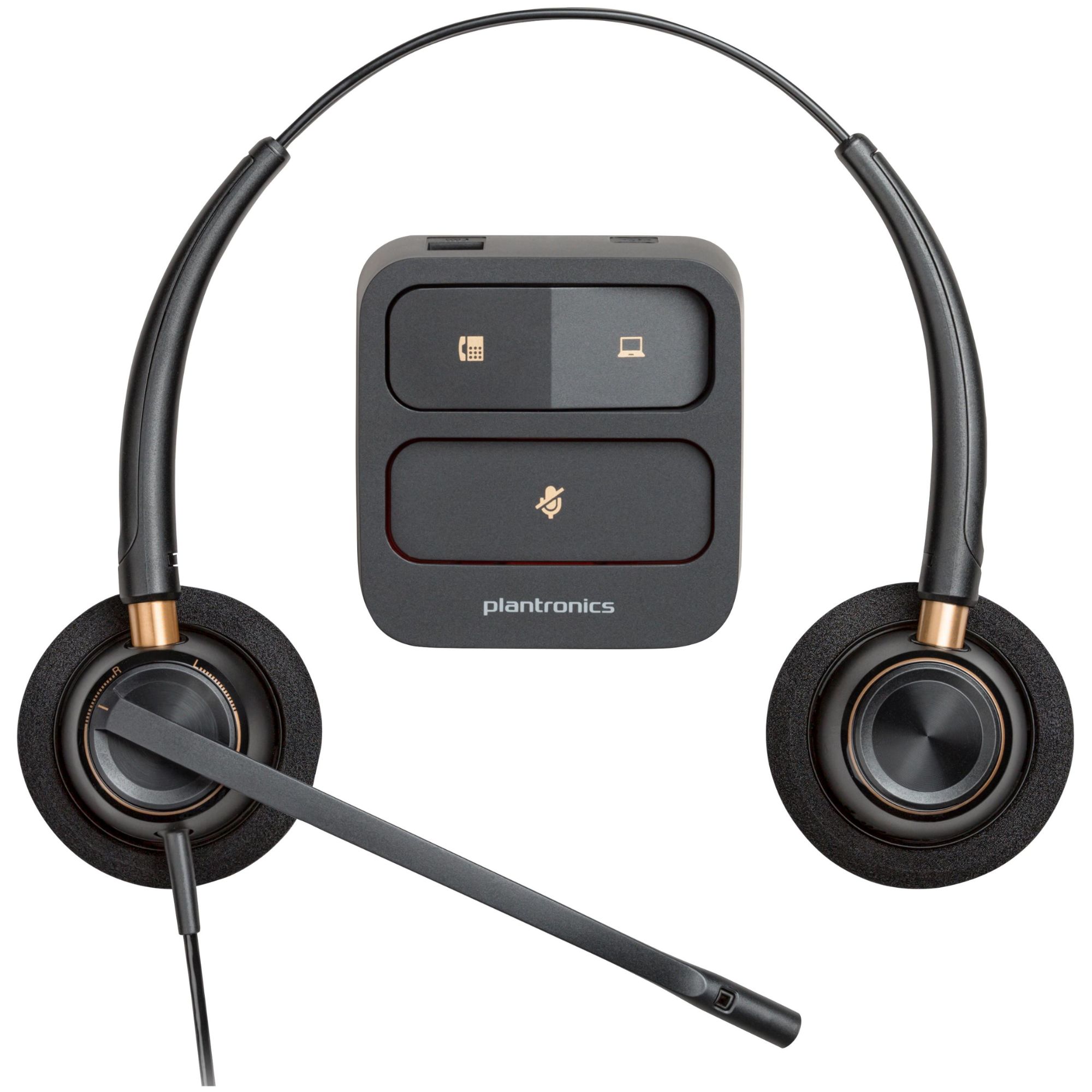 Poly EncorePro 520 Binaural Headset with Quick Disconnect