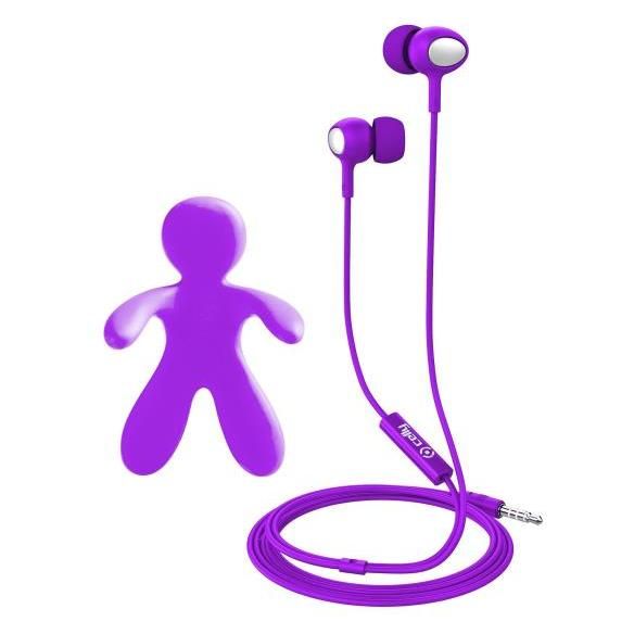 Celly Cesare & Augusto Wired Headphones - Pink