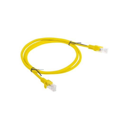 Cable de red Lanberg Cat6 U/UTP, 1 m, Amarillo