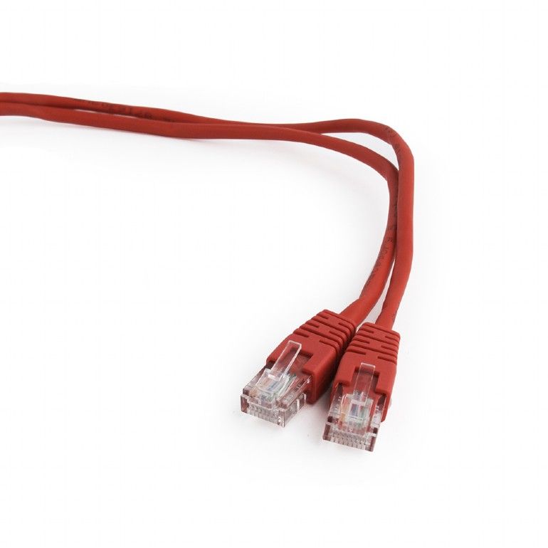 Gembird Cat5e U/UTP Network Cable, 1m, Red