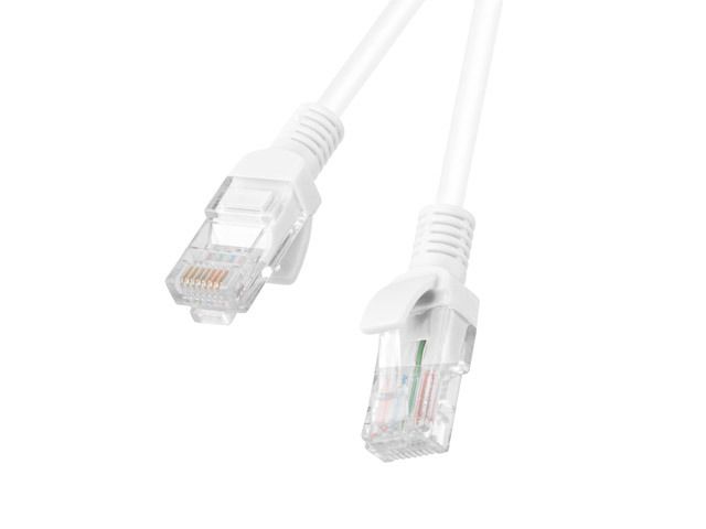 Cable de red Lanberg Cat5e, 5 m, Blanco (U/UTP)