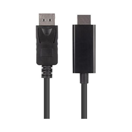 Adaptador de cable Lanberg DisplayPort a HDMI, 3 m Negro