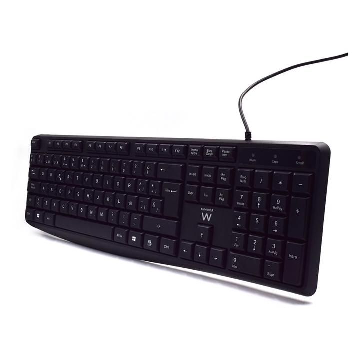 Eminent EW3001 - Business Quiet Typing Full Size USB QWERTY Keyboard