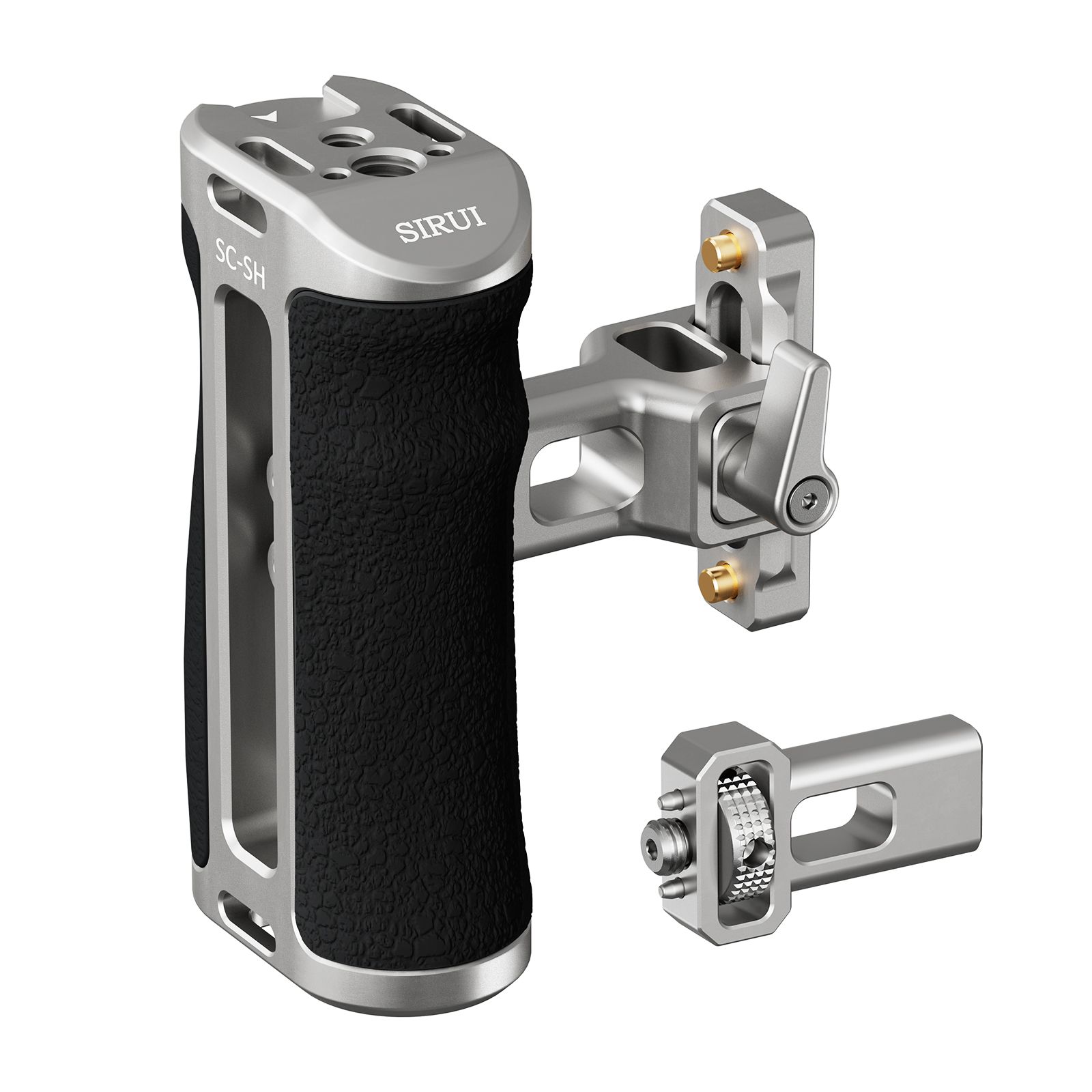 Poignée latérale Sirui pour cage de caméra, poignée NATO et Arri avec griffe froide, filets 0,37 cm et 0,63 cm, réglable haut et bas, rail NATO inclus, modèle SC-SH