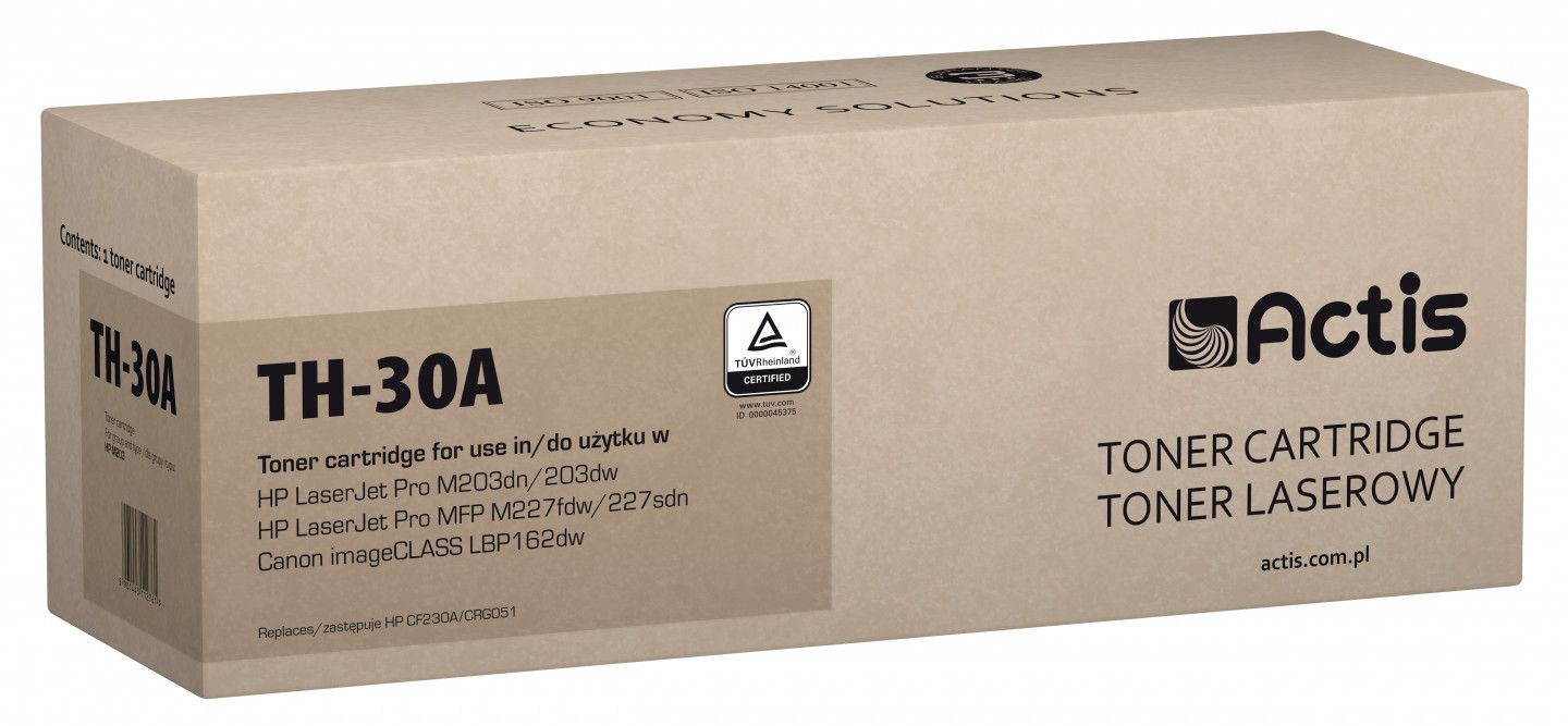 Actis TH-30A Toner Cartridge (HP 30A CF230A Replacement)