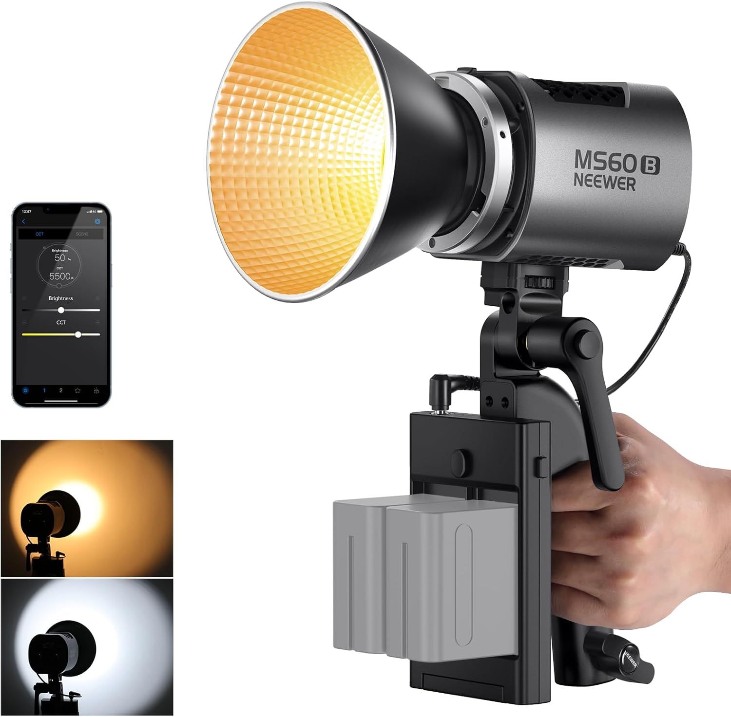 Neewer MS60B 65W COB Video Light
