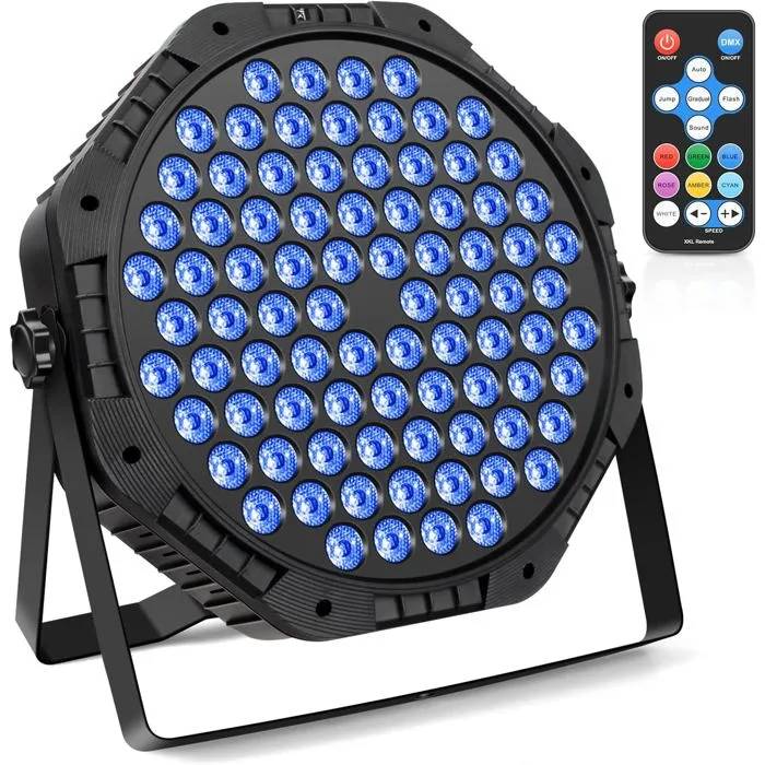 UNDERSCORE RGB LED Projector 72W - Sound Activated - DMX Compatible - Remote Control